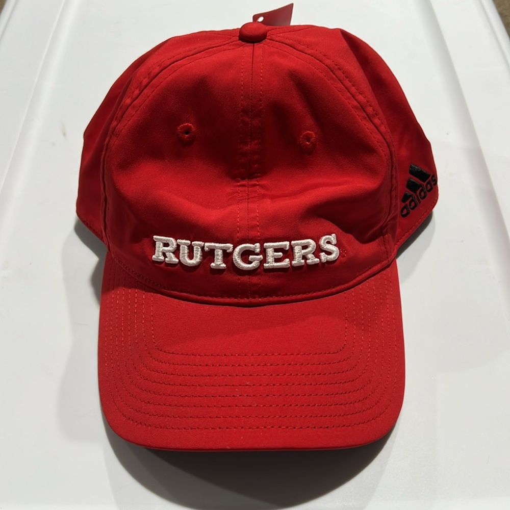 Adidas Red Rutgers Cap one size - Picture 3 of 11